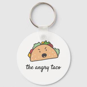 The Angry Taco Key Ring