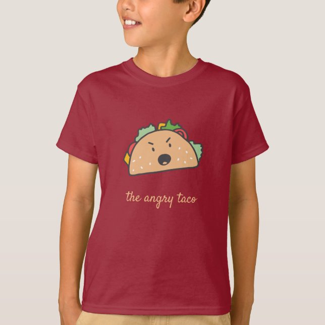 The Angry Taco T-Shirt (Front)