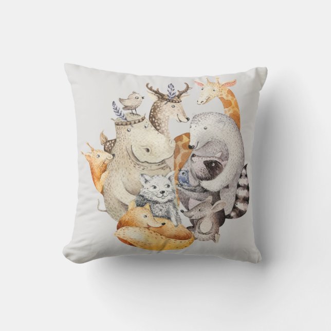 The Animal Menagerie Cushion (Front)