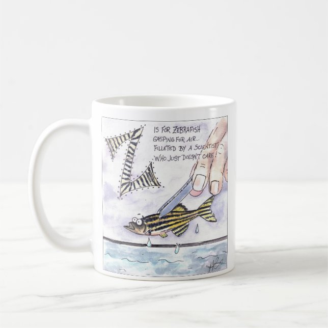 The Animals Are Scaring Me Coffee Mug (Left)