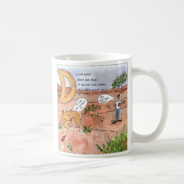 The Animals Are Scaring Me Coffee Mug (Right)