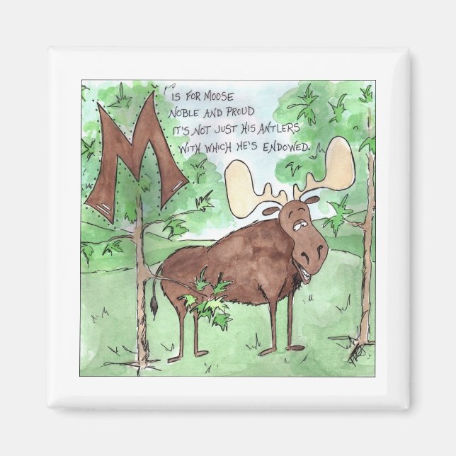 The Animals Are Scaring Me Magnet (Front)