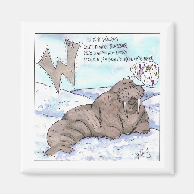 The Animals Are Scaring Me Magnet (Front)