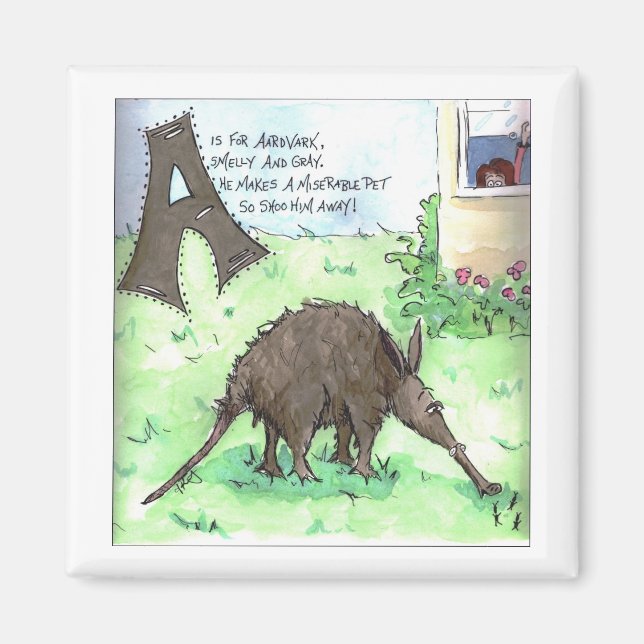 The Animals Are Scaring Me Magnet (Front)