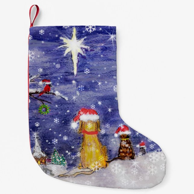 The Animals' Christmas Small Christmas Stocking (Front)