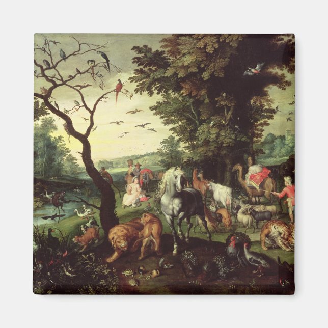 The Animals Entering Noah's Ark Magnet (Front)