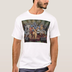 The Animalz Band Animal Musicians Performing T-Shirt