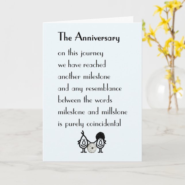 White Cotton Cards Grußkarte „Happy Anniversary To My Lovely Wife“ | Handgefertigt Mit Pusteblume, Strass & Glitzer, Inkl. Umschlag
