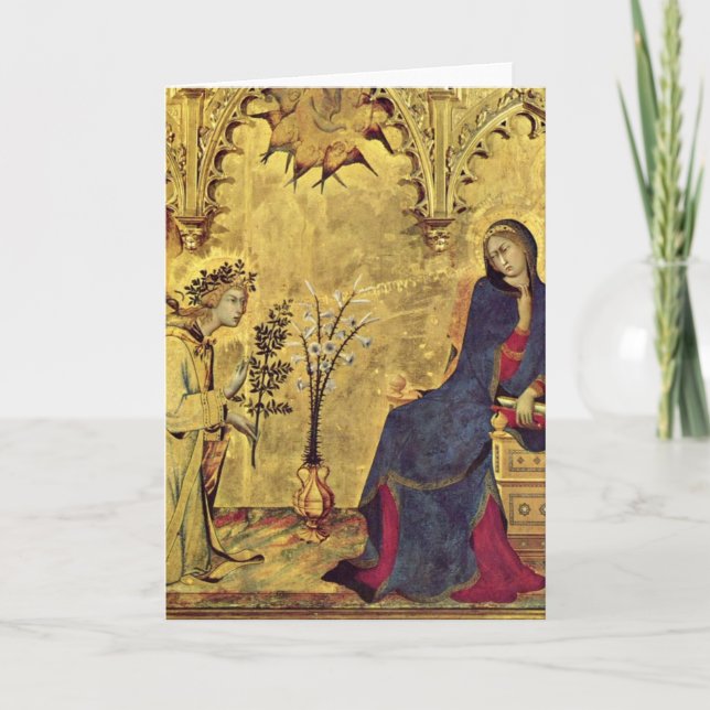 The Annunciation 13th century Card (Front)