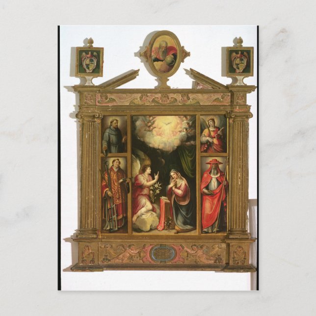 The Annunciation, 1581 Postcard (Front)