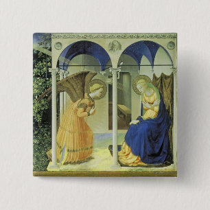 The Annunciation 15 Cm Square Badge