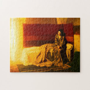 The Annunciation, 1898 by Henry Ossawa Tanner Jigsaw Puzzle