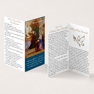 The Annunciation (1) - Prayer Card