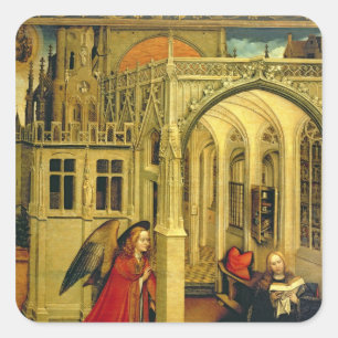 The Annunciation 2 Square Sticker