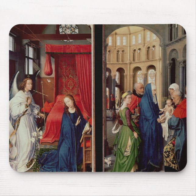 The Annunciation and the Presentation in Temple Mouse Mat (Front)