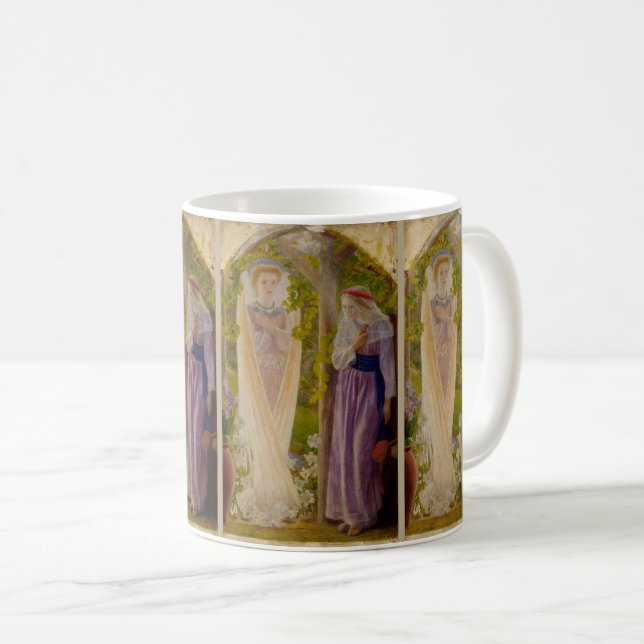 The Annunciation By Arthur Hughes Coffee Mug (Front Right)