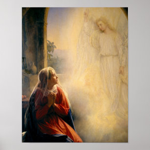 The Annunciation by Carl Bloch Print