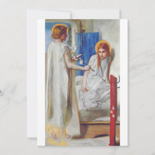 The Annunciation by Dante Gabriel Rossetti Invitation