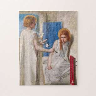 The Annunciation by Dante Gabriel Rossetti Jigsaw Puzzle
