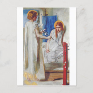 The Annunciation by Dante Gabriel Rossetti Postcard