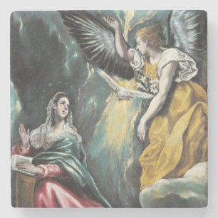 The Annunciation by El Greco Stone Coaster