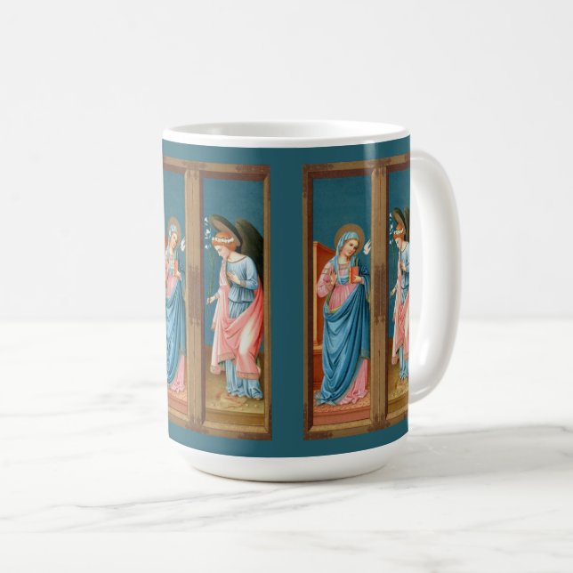 The Annunciation by F. Lippi (M 038) Coffee Mug (Front Right)