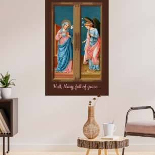 The Annunciation by F. Lippi (M 038) Poster