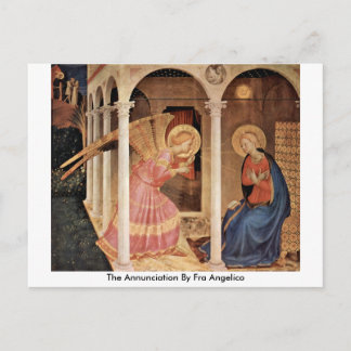 The Annunciation By Fra Angelico Postcard