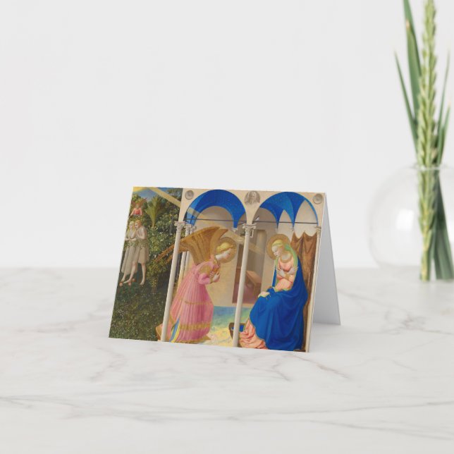 The Annunciation by Fra Angelico Thank You Card (Front)