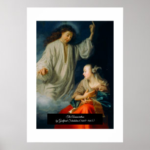 The Annunciation by Godfried Schalcken Poster