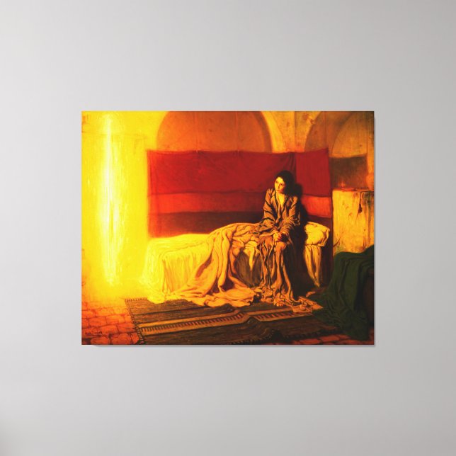 The Annunciation by Henry Ossawa Tanner (1898) Canvas Print (Front)