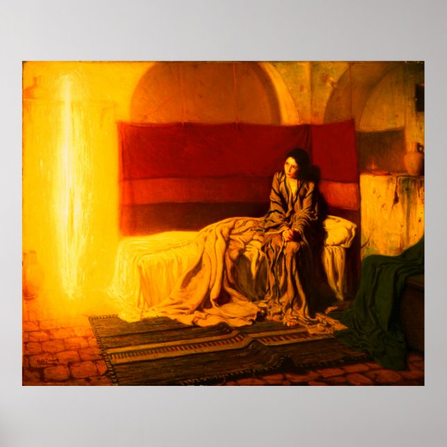 The Annunciation by Henry Ossawa Tanner (1898) Poster (Front)