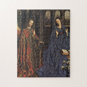The Annunciation by Jan van Eyck Jigsaw Puzzle