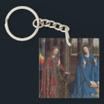 The Annunciation by Jan van Eyck Key Ring<br><div class="desc"></div>