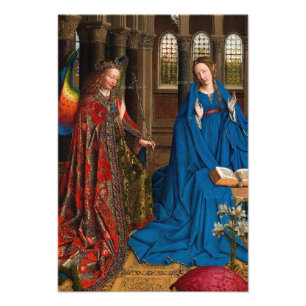 The Annunciation by Jan van Eyck Photo Print