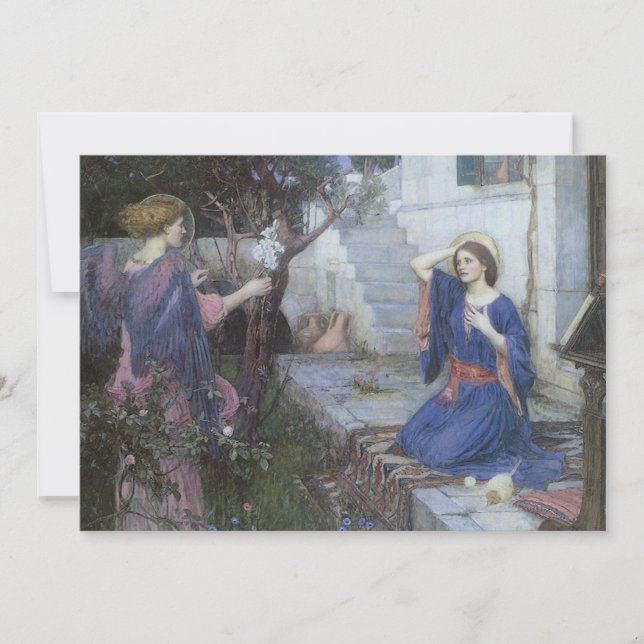 The Annunciation by John William Waterhouse (Front)