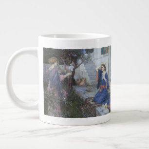 The Annunciation by John William Waterhouse Large Coffee Mug