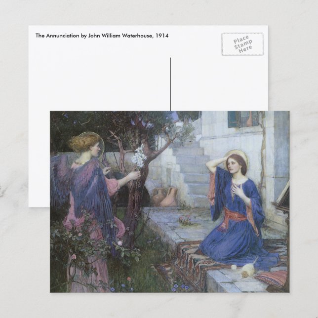 The Annunciation by John William Waterhouse Postcard (Front/Back)