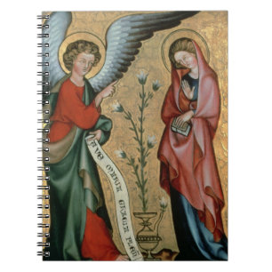 The Annunciation, c.1330 (oil on panel) Notebook