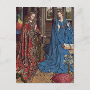 The Annunciation, c. 1434- 36 (oil on canvas) Postcard