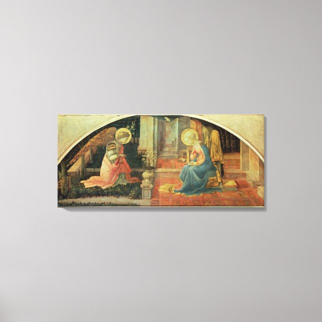 The Annunciation, c.1450-3 Canvas Print (Front)