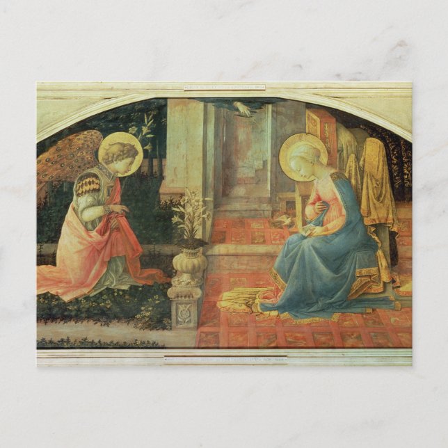 The Annunciation, c.1450-3 Postcard (Front)