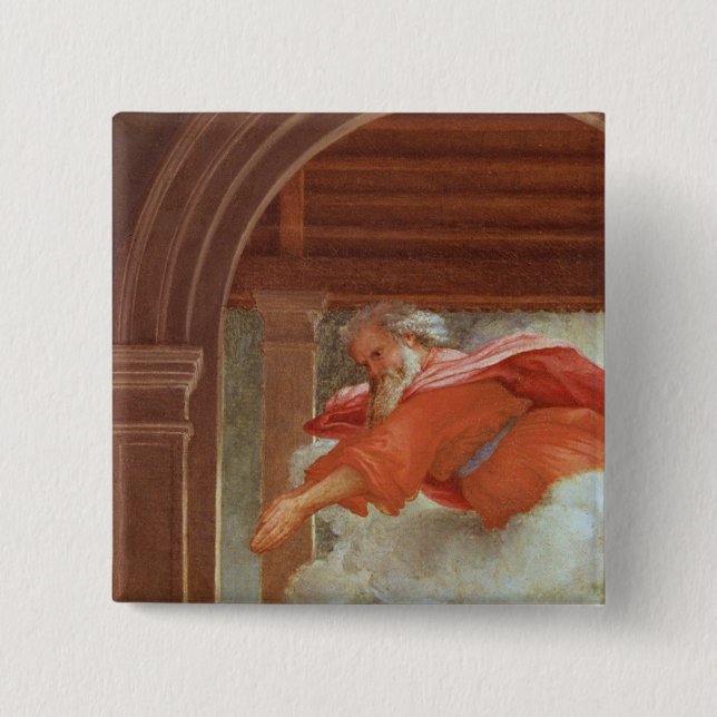 The Annunciation, c.1534-35 15 Cm Square Badge (Front)