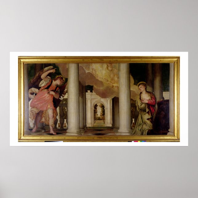 The Annunciation, c.1551-53 (oil on canvas) Poster (Front)