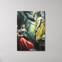 The Annunciation, c.1575 (oil on canvas)