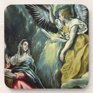The Annunciation, c.1575 (oil on canvas) Coaster