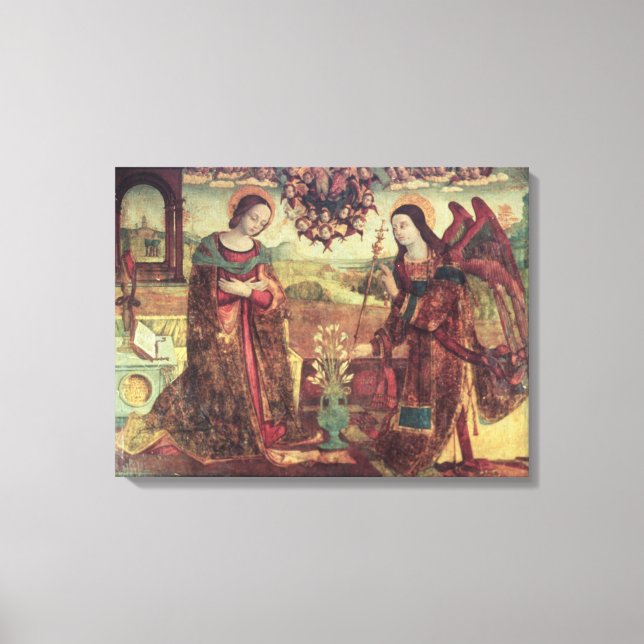 The Annunciation Canvas Print (Front)