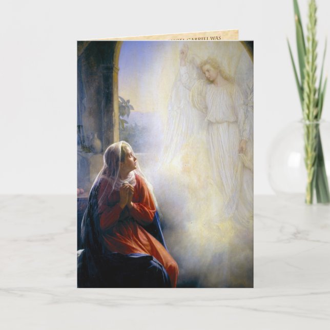 THE ANNUNCIATION. CARD (Front)