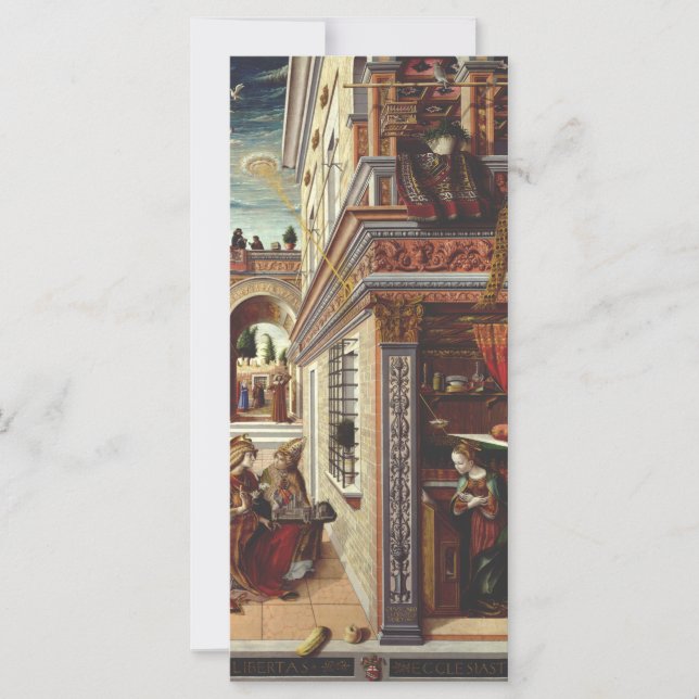 The Annunciation Carlo Crivelli Renaissance Art (Front)