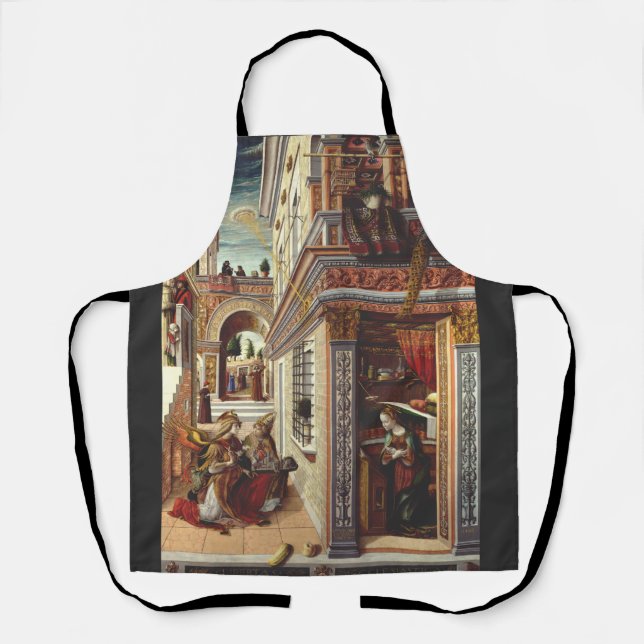 The Annunciation Carlo Crivelli Renaissance Art Apron (Front)
